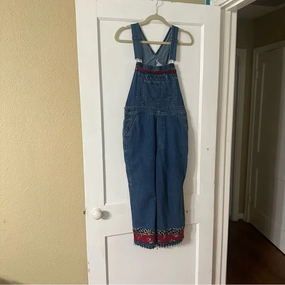 Vintage Haik’s Denim Jean Overalls size S - Picture 2 of 12